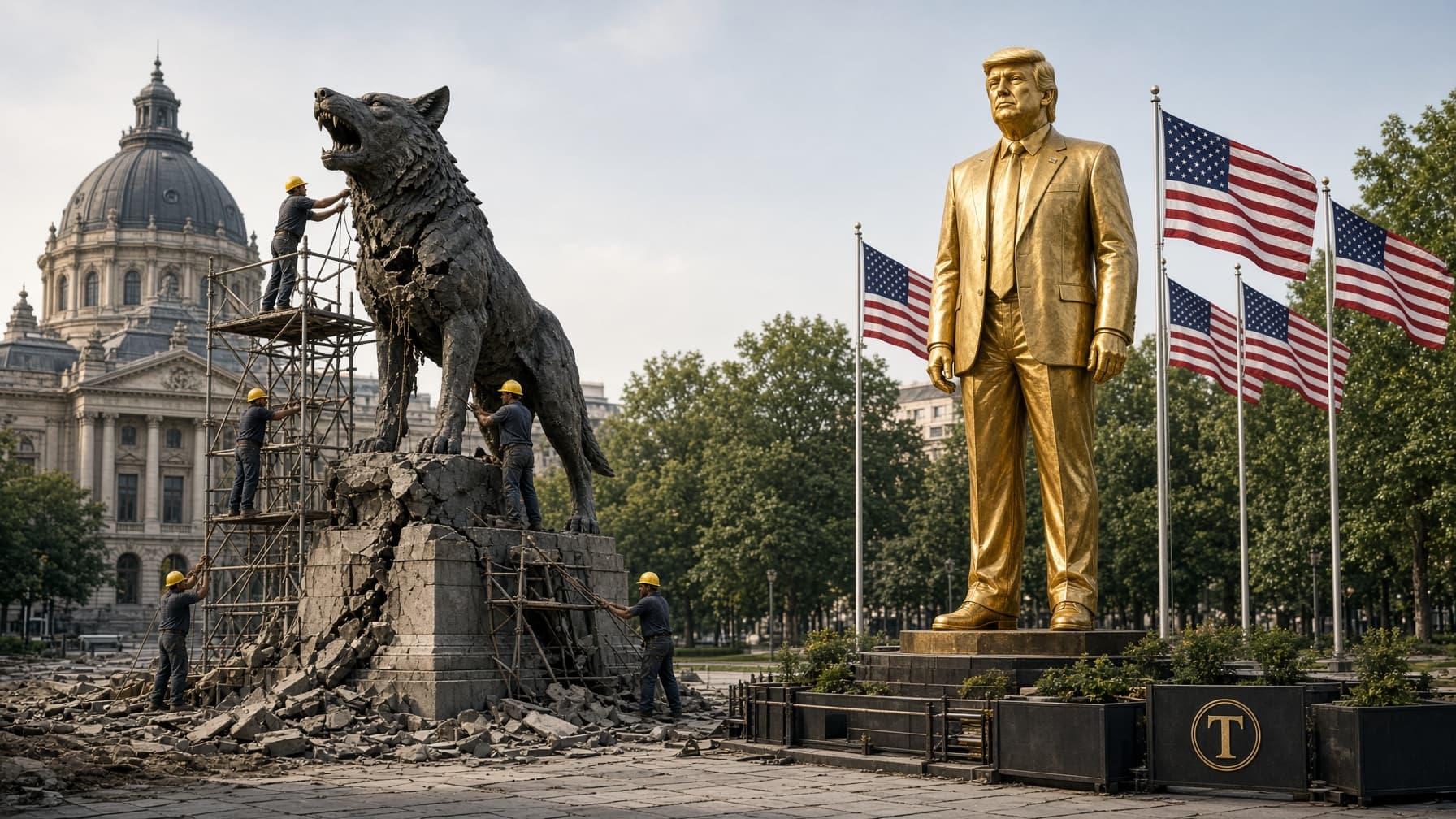 Oda a dák farkas: Trump-park épül Bukarestben