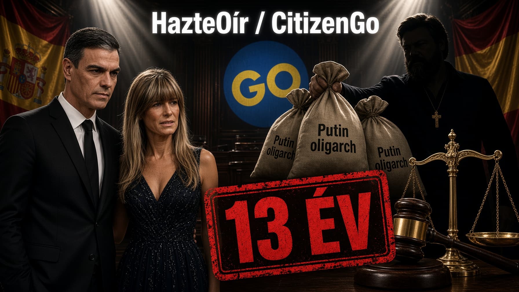 Tizenhárom évet kér Sánchez feleségére az a szervezet, amely Putyin oligarchájától kért pénzt