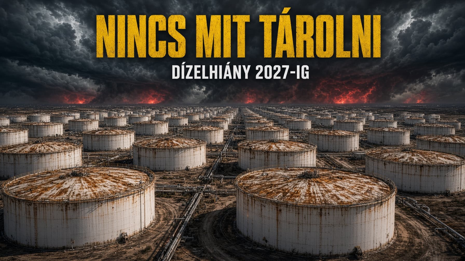 Nincs mit tárolni: a dízelhiány legalább 2027-ig kitart